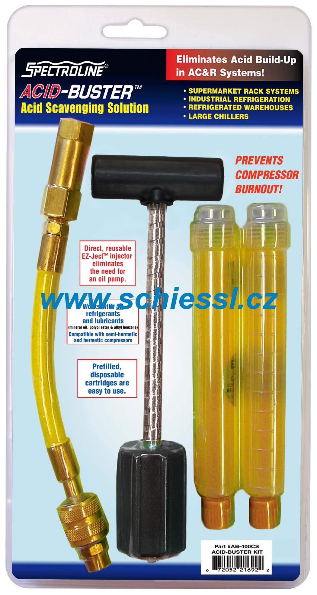 více o produktu - Sada proti kyselosti oleje ACID-BUSTER™ AB-100CS, Spectroline